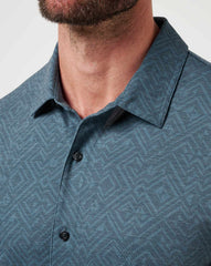 Knit Featherweight Night Button-Up Men/Mood Indigo/Vintage Indigo