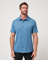 The Heater Button-Up Men/Copen Blue