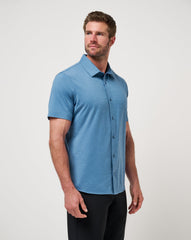 The Heater Button-Up Men/Copen Blue