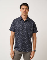 Techwoven Grey Wind Button-Up Men/Heather Black