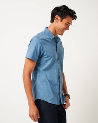 Per Aspera Button-Up Men/Captains Blue