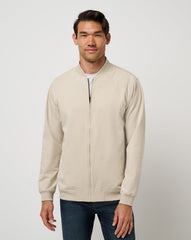 Stretchknit Bomber Jacket Men/Italian Sand