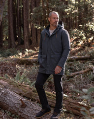 Mountain Pass Long Jacket Men/Ebony