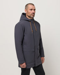 Mountain Pass Long Jacket Men/Ebony