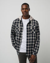 Baubles Button-Up Hoodie Men/Black
