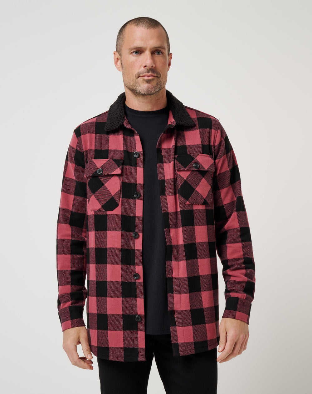 Winterize Shirt Jacket Men/Roan Rouge