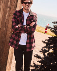 Winterize Shirt Jacket Men/Roan Rouge