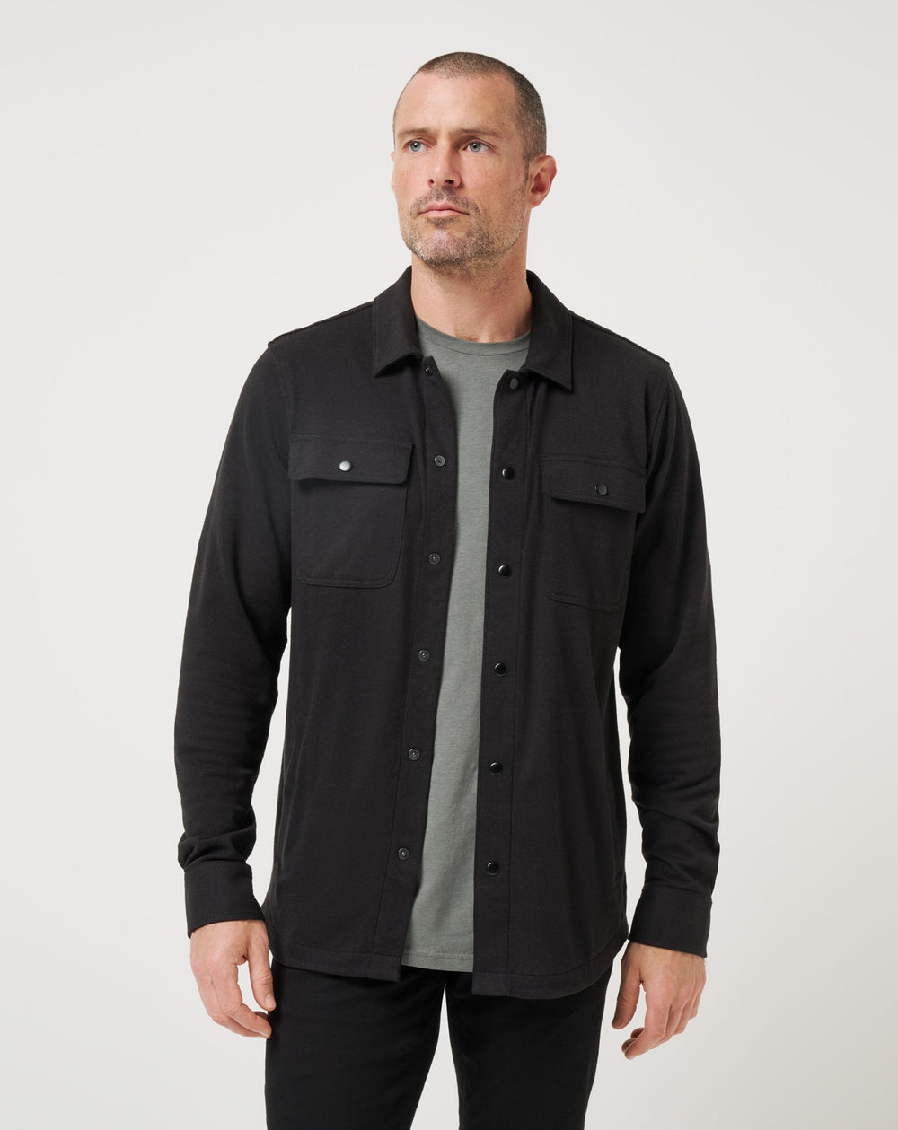 You Pick Shirt Jacket Men/Black