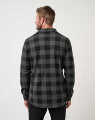 Return Flight Shirt Jacket Men/Black/Grey