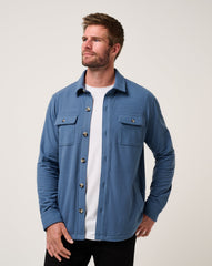 Peak Fleece Shirt Jacket Men/Bering Sea