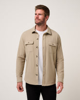 Peak Fleece Shirt Jacket Men/Weathered Teak