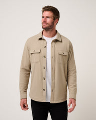 Peak Fleece Shirt Jacket Men/Weathered Teak