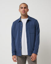 Cloud Shirt Jacket Men/Mood Indigo