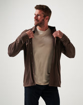 Cloud Shirt Jacket Men/Chocolate