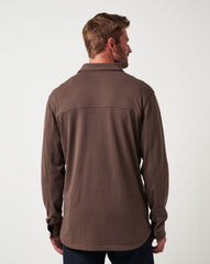 Cloud Shirt Jacket Men/Chocolate
