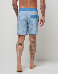 Lava Tunnels Boardshort Men/Heather Quiet Harbor