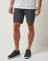 Travel Year Short 9In Men/Grey Pinstripe
