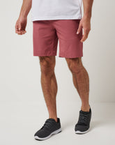 Travel Year Short 9In Men/Heather Roan Rouge