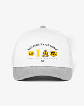 Iowa Defensive Line Snapback Hat Men|Accessories|Game Day|New/White