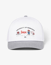 Nebraska Defensive Line Snapback Hat Men|Accessories|Game Day|New/White