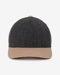 Go Around Snapback Hat Men|Accessories/Heather Black/Portabella