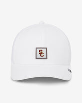 USC Leather Patch Snapback Hat Men|Accessories|Game Day|New/White