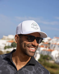 Summer Sail Snapback Hat Men|Accessories/White