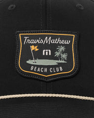Beach Club Snapback Hat Men|Accessories/Black