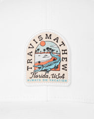 Gator Glade Snapback Hat Men|Accessories/White