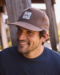 Cheers Snapback Hat Men|Accessories/Chocolate Brown