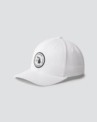 Sunset Clap Fitted Hat Men|Accessories/White