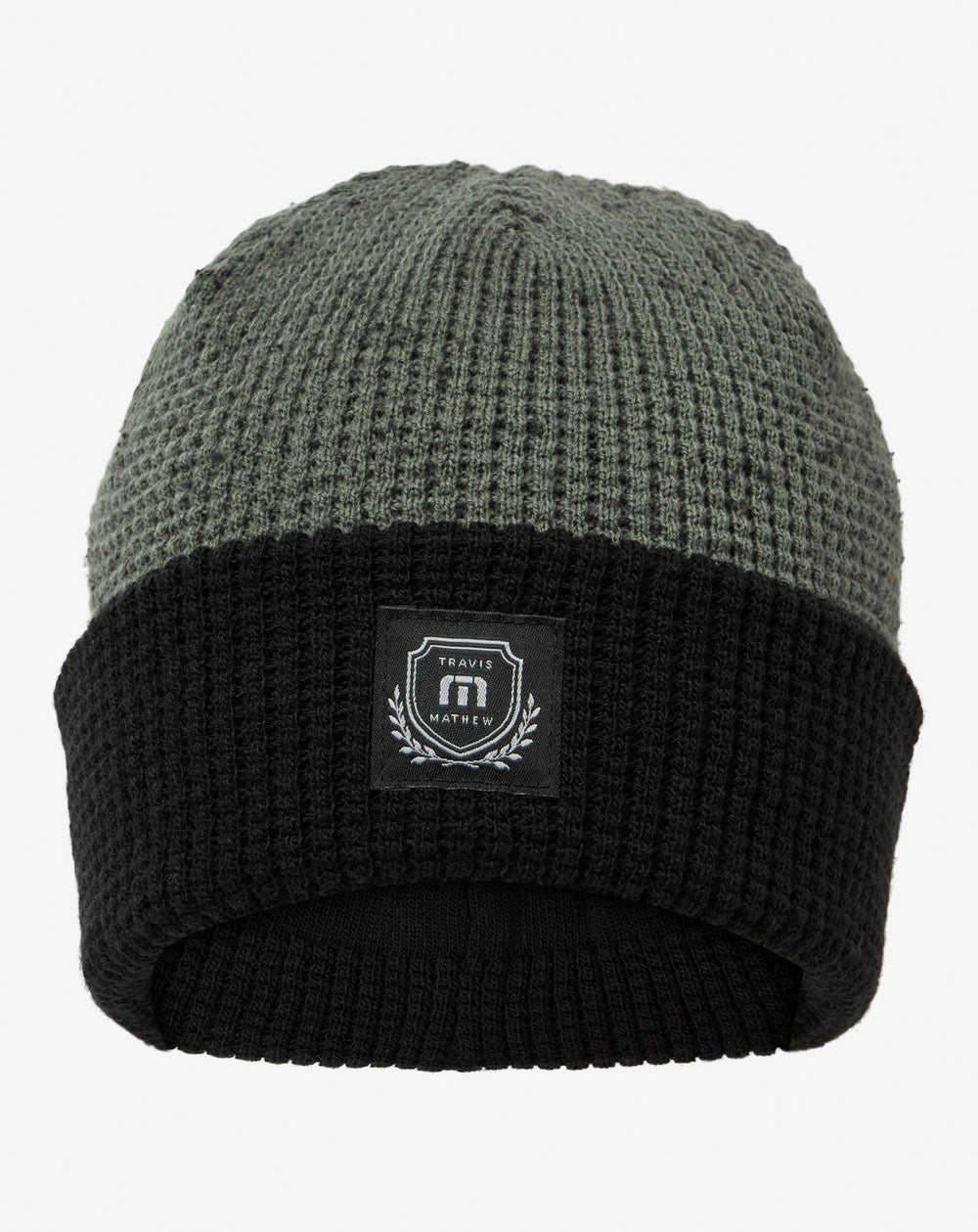 Cloud Waffle Beanie Men|Accessories/Dark Olive