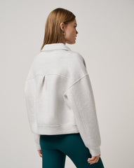 Cloudscape Button Down Women/Heather Light Grey