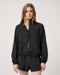 BreezeBlend Travel Day Jacket Women|Golf/Black
