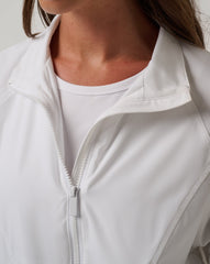 BreezeBlend Travel Day Jacket Women|Golf/White
