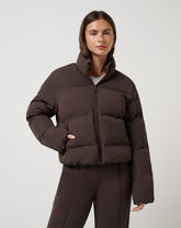 Moontide Bonded Puffer Jacket Women/Coffee Grounds