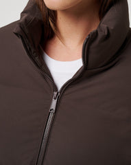 Moontide Bonded Puffer Jacket Women/Coffee Grounds