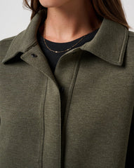 Cloudscape Button Down Women/Heather Grape Leaf