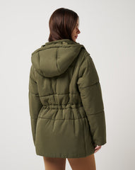Mont Blanc Hood Puffer Women/Grape Leaf