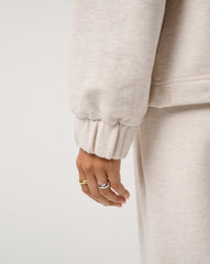 Cloud Fleece Clubside Half Zip Women/Heather Brazillian Sand