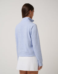Cloud Fleece Half Zip 2.0 Women|Golf/Heather Soft Blue