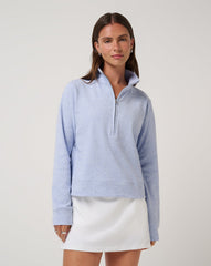 Cloud Fleece Half Zip 2.0 Women|Golf/Heather Soft Blue