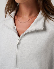Skyloft Soft Half Zip 2.0 Women|Golf/Heather Light Grey