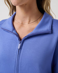 Skyloft Soft Half Zip 2.0 Women|Golf/Baja Blue