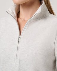 Cloud Fleece Half Zip 2.0 Women|Golf/Heather Light Grey