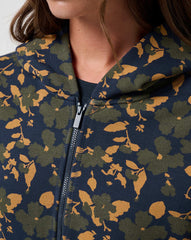 Cloud Fleece Printed Hoodie Women/Navy Blazer Floral Multi