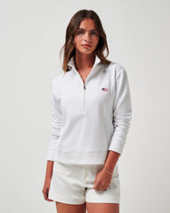 Tasmin Half Zip Women/White