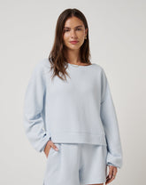 Coastal Rib Yacht Me Pullover Women/Ancient Water
