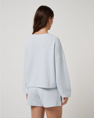 Coastal Rib Yacht Me Pullover Women/Ancient Water