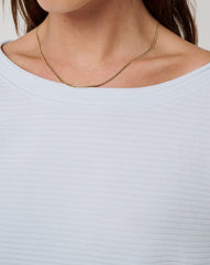 Coastal Rib Yacht Me Pullover Women/Ancient Water